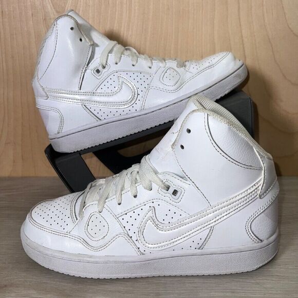 Nike Son of Force Mid (GS) White 615158-103 Youth 5 - Picture 1 of 12
